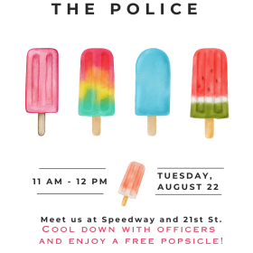 Popsicles with the Police Event