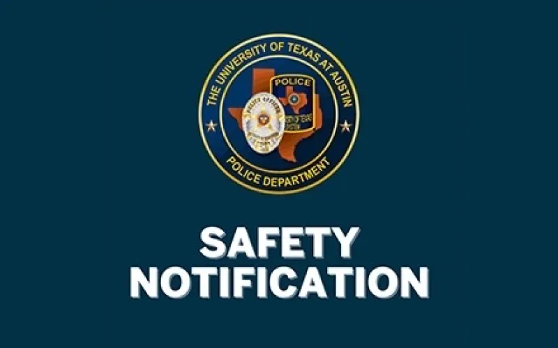 UTPD Safety Notification